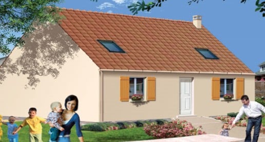 Simulation maison pelouse