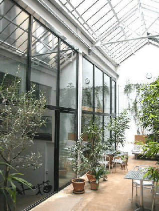 Jardin d'hiver dans un loft à Lyon