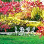 Salon de jardin en métal blanc