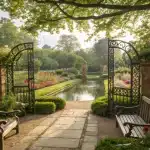jardin anglaise 150x150 - Piscine à débordement ou piscine classique : laquelle choisir pour impressionner vos invités